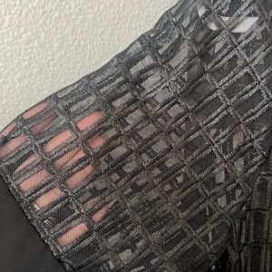 See through square pattern fabric top from Banana Republic for sale!